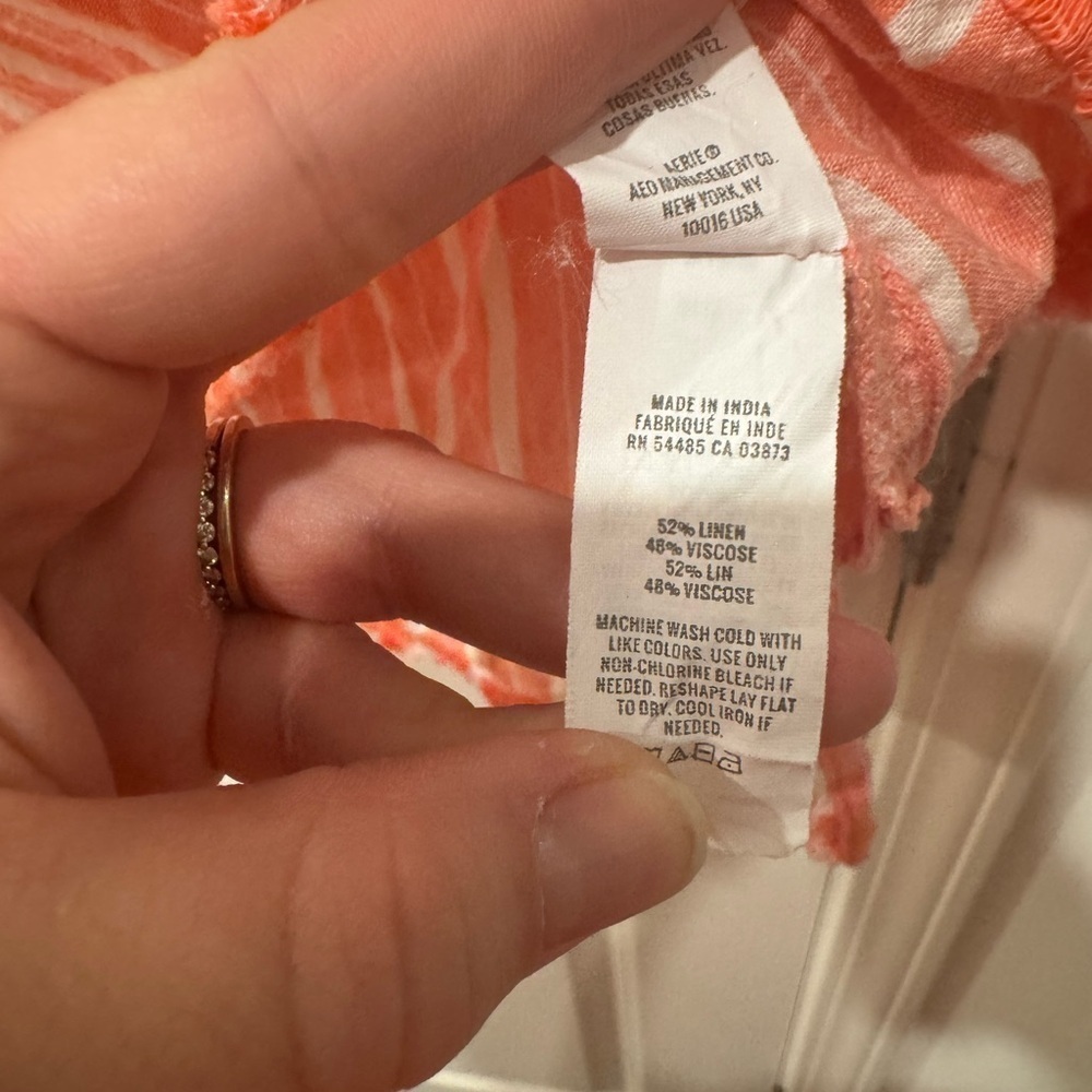 AERIE LINEN BLEND PULLOVER - Picture 8 of 8